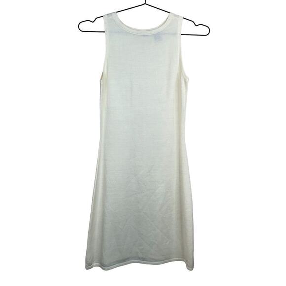 Moda‎ International Women's XS White Sleeveless Sheath Dress Short Casual - Picture 1 of 12